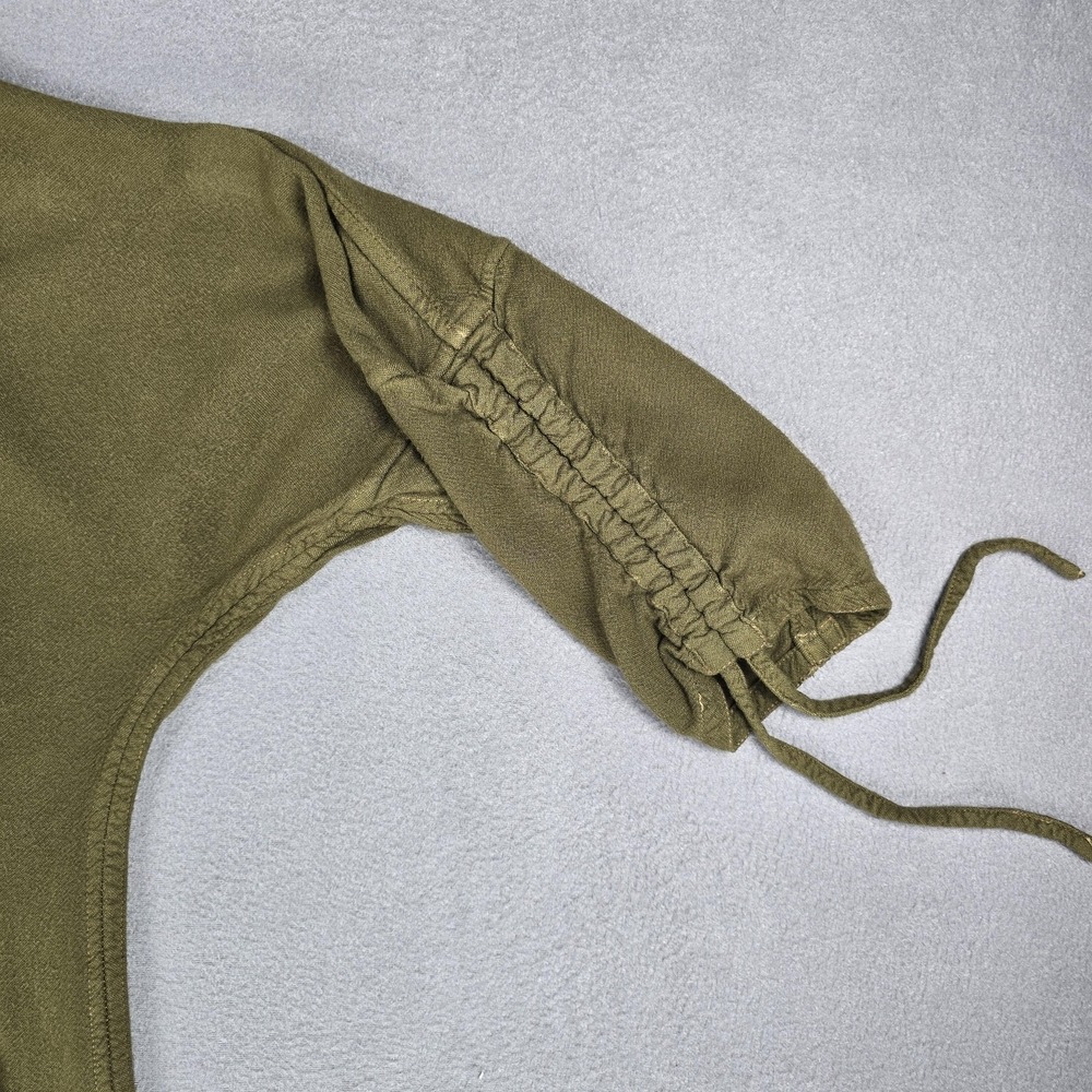 Soft Surroundings Tunic Top Womens One Size Green Lagenlook Dolman Pockets - Picture 7 of 8